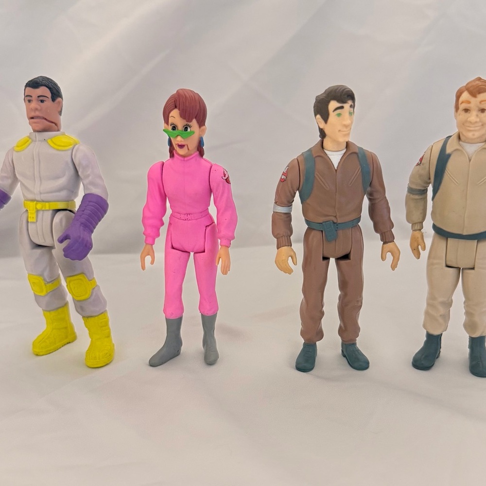 Vintage 1984 & 1987 Ghostbusters Kenner Action Figures Lot of 4
